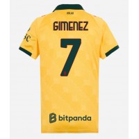 AC Milan Santiago Gimenez #7 Tretí Ženy futbalový dres 2025-26 Krátky Rukáv